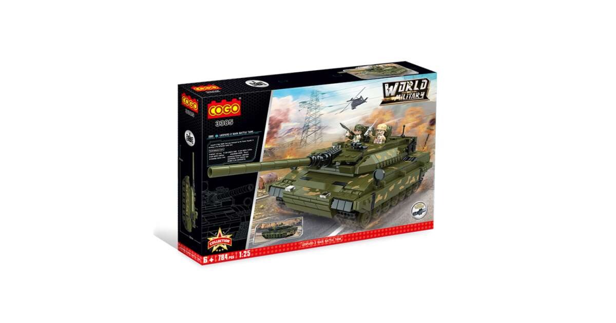 Cogo World Military - Leopard 2 Main Battle Tank 3385 784pcs