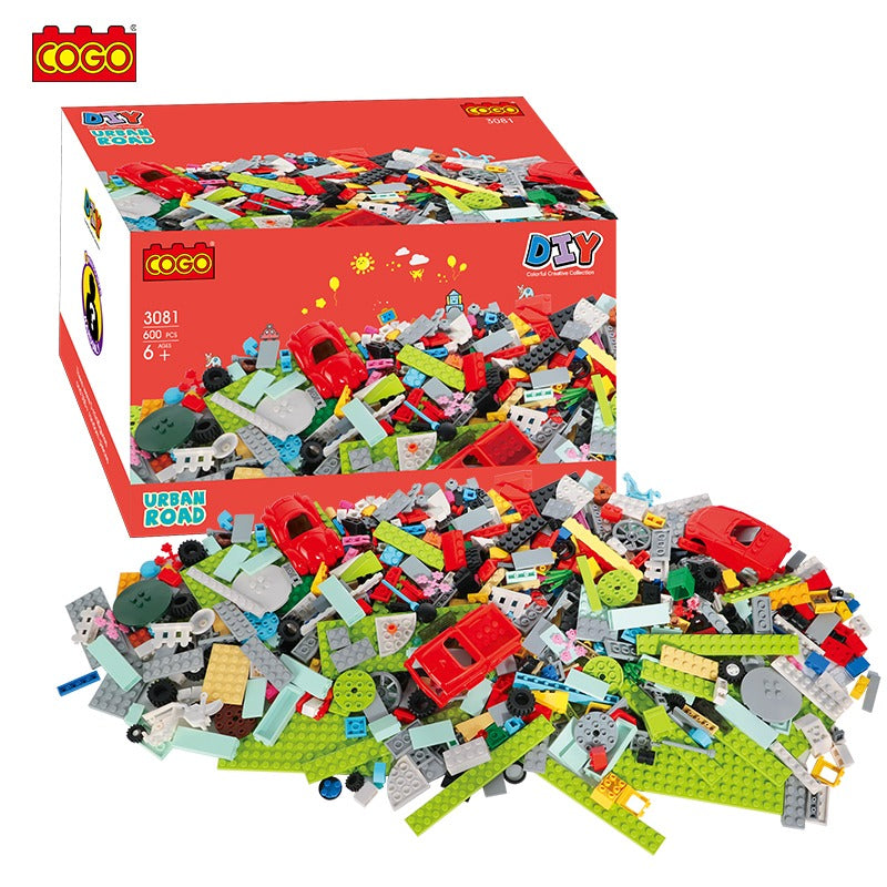 Cogo DIY- Urban Road 3081 600pcs Box of Blocks