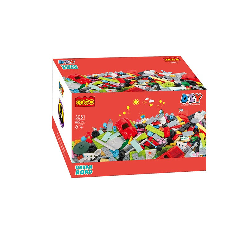 Cogo DIY- Urban Road 3081 600pcs Box of Blocks