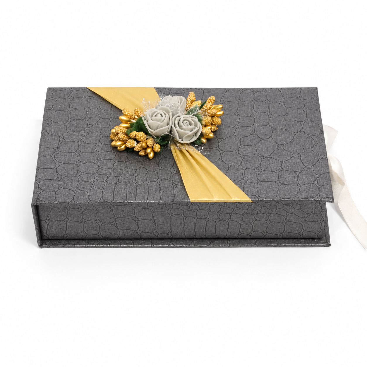 Luxury Grey & Gold Money Folder