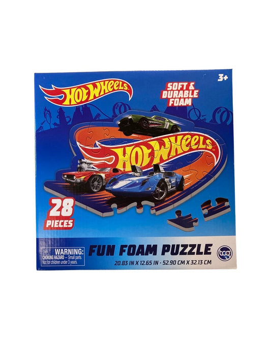 Hot Wheels Fun Foam Puzzle 28 Pieces 18802