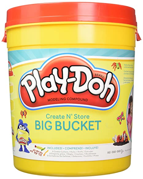 PlayDoh Create N' Store Big Bucket 10061 (Official Hasbro)